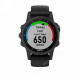 GPS-часы Garmin Fenix 5S PLUS Sapphire черные с черным ремешком
