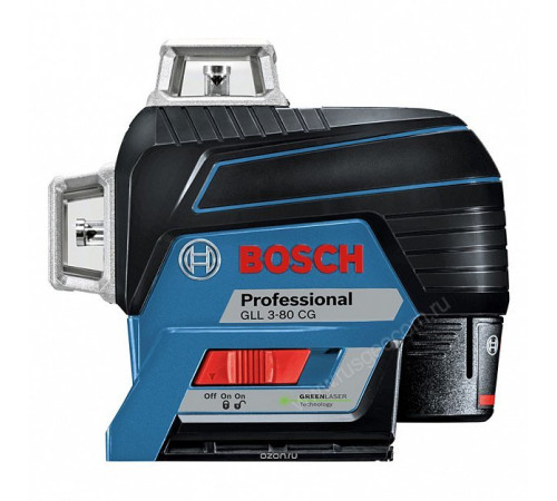 Лазерный уровень Bosch GLL 3-80 CG + BM 1 (12 V) + L-Boxx (0.601.063.T00)