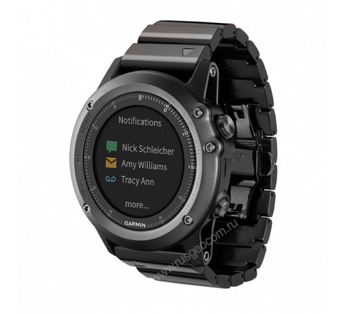 Часы с GPS Garmin Fenix 3 HR Sapphire с титановым браслетом