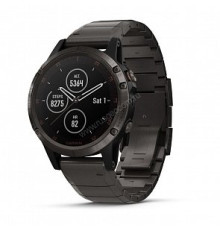 Смарт-часы Garmin Fenix 5 Plus,Sapphire DLC Titanium with Titanium Band