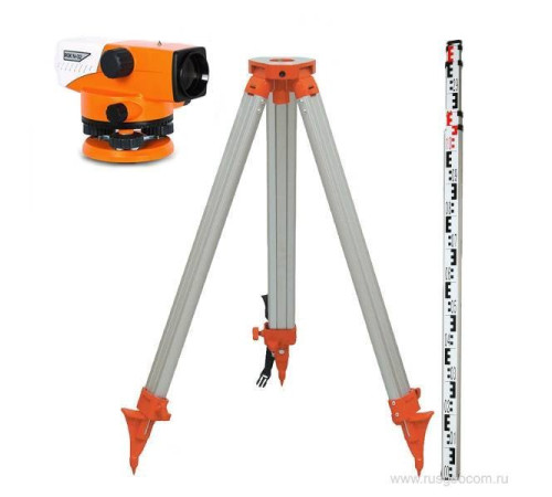 Комплект: нивелир RGK N-32 + штатив + рейка