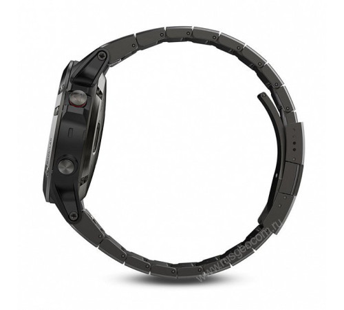 Часы с GPS Garmin Fenix 5 Sapphire серые с металлическим браслетом