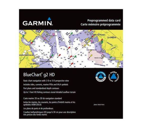 Карты глубин GARMIN Bluechart g2