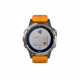 GPS-часы Garmin Fenix 5 PLUS Sapphire титановые с оранжевым ремешком