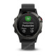 Часы с GPS Garmin Fenix 5 серые с черным ремешком и HRM-Tri