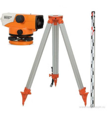 Комплект: нивелир RGK N-24 + штатив + рейка