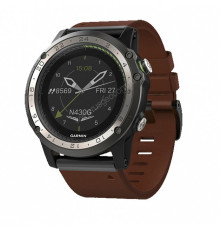 Авиационные часы Garmin D2 Charlie, Titanium Bezel with Leather and Silicone Bands