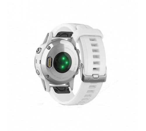 GPS-часы Garmin Fenix 5S PLUS Sapphire белые с белым ремешком