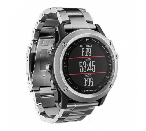 Навигатор-часы Garmin Fenix 3 HR Silver (титан)