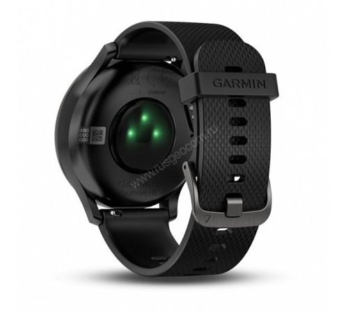 Смарт-часы Garmin Vivomove HR, E EU, Sport, Black-Black, L