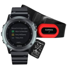 Навигатор-часы Garmin Fenix 3 HRM (metal) Sapphire