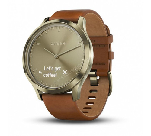 Смарт-часы Garmin Vivomove HR, E EU, Premium, Gold-Gold, S/M