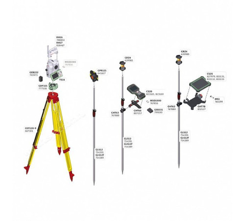 Роботизированный тахеометр Leica TS16 I R500 (5”)