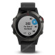 Часы с GPS Garmin Fenix 5 Sapphire с черным ремешком и HRM