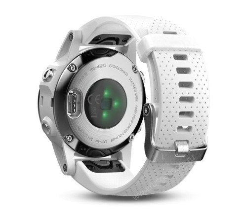 Часы с GPS Garmin Fenix 5S белые с белым ремешком