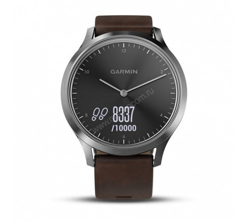 Смарт-часы Garmin Vivomove HR, E EU, Premium, Black-Silver, L