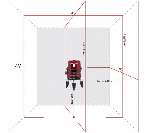 Лазерный уровень ADA 3D Liner 4V
