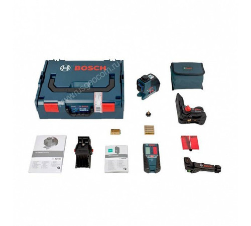 Лазерный уровень Bosch GLL 3-80P + BM1+ LR2 + L-BOXX (0.601.063.30A)