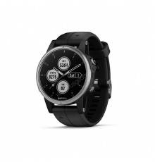 Смарт-часы Garmin Fenix 5S Plus,Glass,Silverw/BlackBnd