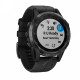 GPS-часы Garmin Fenix 5S PLUS Sapphire черные с черным ремешком