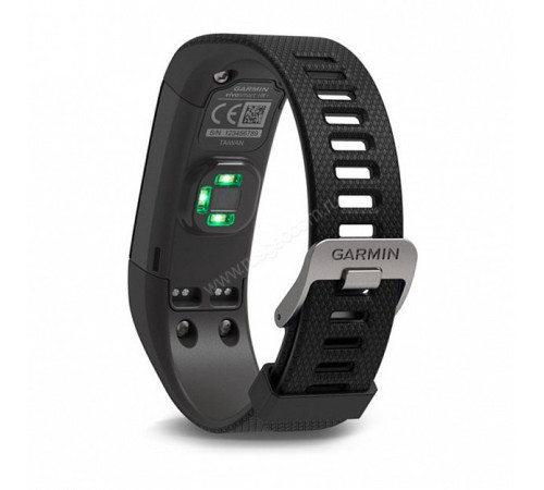 Фитнес-браслет Garmin vivosmart HR+ черно-серые большой размер