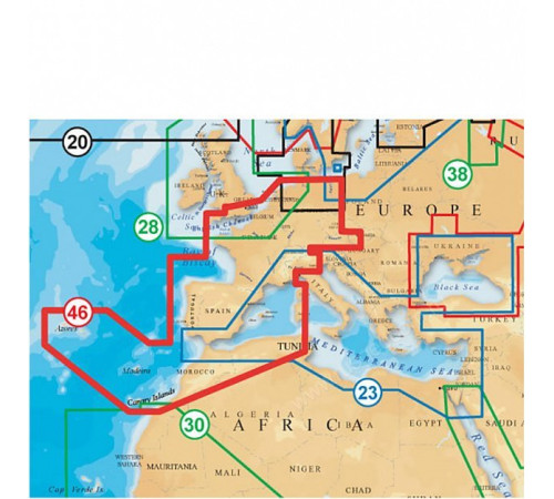 Карта Navionics 46XG