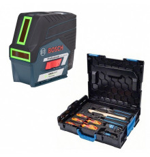 Лазерный уровень Bosch GCL 2-50 CG+RM2+BM 3 clip L-Boxx+GEDORE set (0.615.994.0KF)