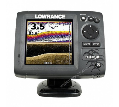 Эхолот Lowrance Hook-5x Mid/High/DownScan™