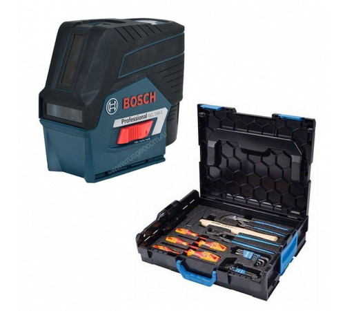 Лазерный уровень Bosch GCL 2-50 C+RM2+BM 3 clip L-Boxx+GEDORE set (0.615.994.0KH)