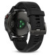 Часы с GPS Garmin Fenix 5 Sapphire с черным ремешком и HRM