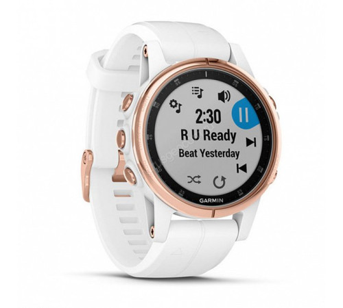 Смарт-часы Garmin Fenix 5S Plus SapphWht Rose Gold w/Wht BndGPSEMEA