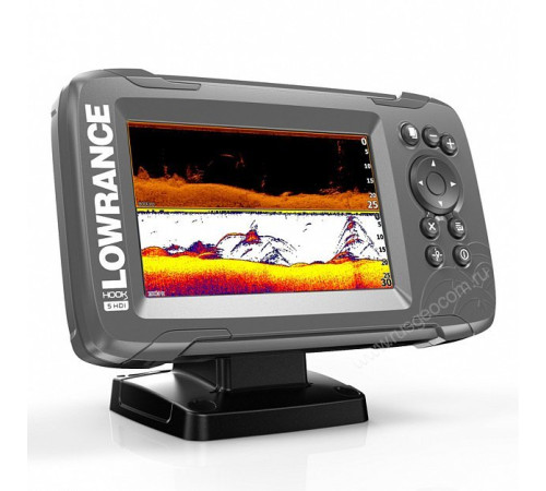 Эхолот-картплоттер Lowrance HOOK2-5 SPLITSHOT US COASTAL/ROW