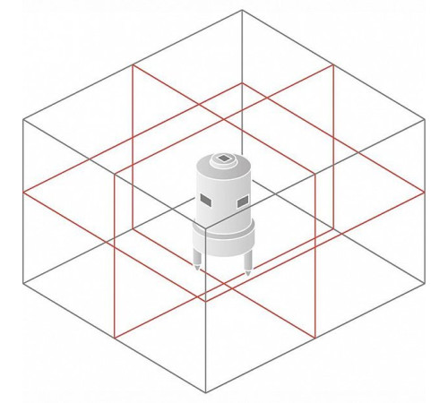 Лазерный уровень Bosch GLL 3-80P + BM1+ LR2 + L-BOXX (0.601.063.30A)