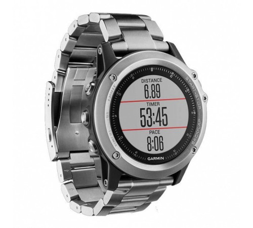 Навигатор-часы Garmin Fenix 3 HR Silver (титан)