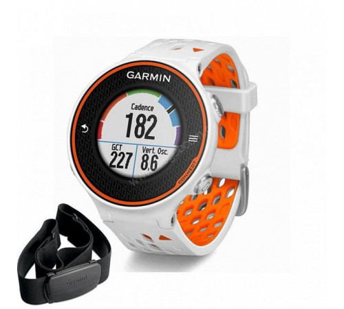 Беговые часы Garmin Forerunner 620 Orng/White, HRM-Run, Russia