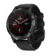 GPS-часы Garmin Fenix 5 PLUS Sapphire черные с черным ремешком
