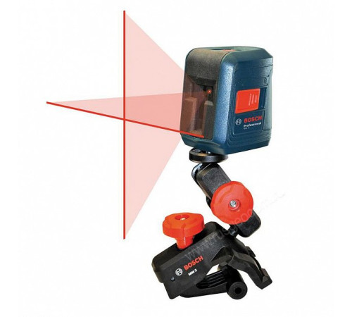 Лазерный уровень BOSCH GLL 2 с держателем MM2