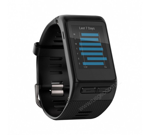 Смарт-часы Garmin Vivoactive HR черные большого размера