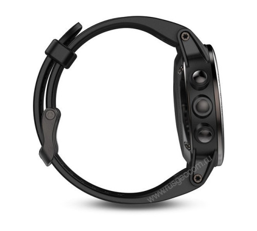 Часы с GPS Garmin Fenix 5S Sapphire черные с черным ремешком