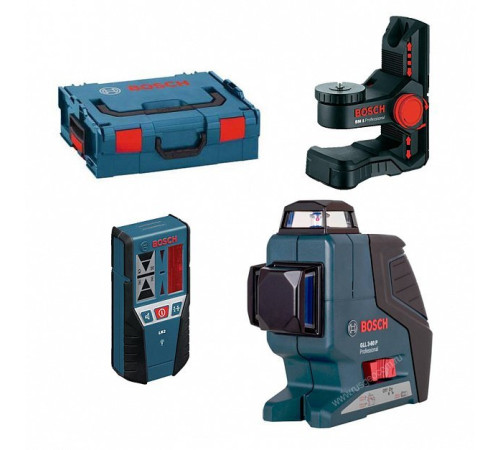 Лазерный уровень Bosch GLL 3-80P + BM1+ LR2 + L-BOXX (0.601.063.30A)