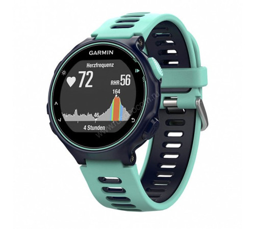 Беговые часы Garmin Forerunner 735XT темно-синие с голубым, HRM-Run
