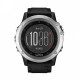 Мультиспортивные часы Garmin Fenix 3 HR Серебряный с черным силиконовым браслетом