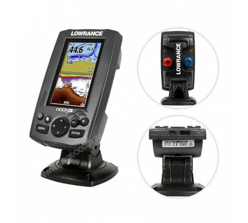 Картплоттер с эхолотом Lowrance HOOK-4 Mid/High/DownScan™