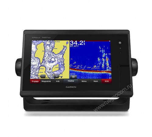 Картплоттер с эхолотом Garmin GPSMAP 7407xsv 7" J1939 Touch screen
