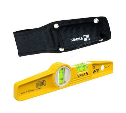 Строительный уровень Stabila 81S 25 см в чехле на пояс