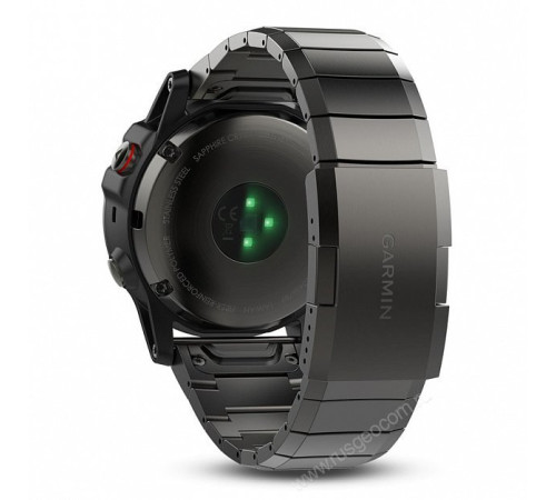 Часы с GPS Garmin Fenix 5 Sapphire серые с металлическим браслетом