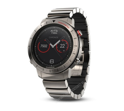 Часы с GPS Garmin Fenix Chronos титановый с титановым браслетом
