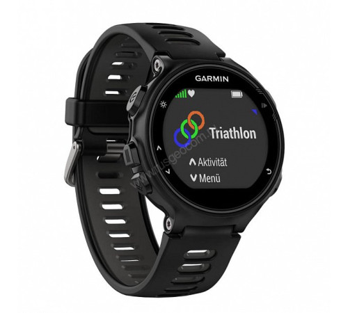 Беговые часы Garmin Forerunner 735XT черно-серые, HRM-Tri, HRM-Swim