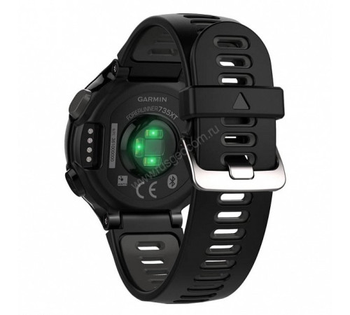 Беговые часы Garmin Forerunner 735XT черно-серые, HRM-Tri, HRM-Swim