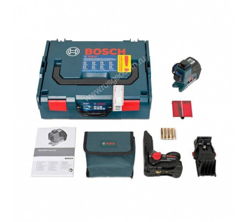 Лазерный уровень Bosch GLL 3-80 P + BM1 + L-Boxx (0.601.063.309)